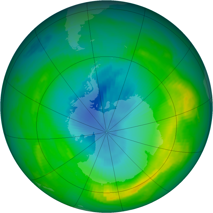 Ozone Map 1980-11-09